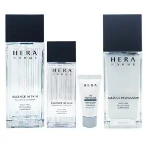 헤라 옴므 4종 기획 세트 스킨 125ml+75ml 로션 선크림 주름개선 남자화장품 쇼핑백