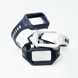 엔터콘 갤럭시핏3 스트랩 일체형 러기드 케이스 TPU 밴드