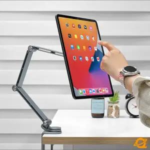 엔산마운트 PAD-MS01 아이패드 아이폰 맥세이프 접이식 거치대 클램프 스탠드 관절형