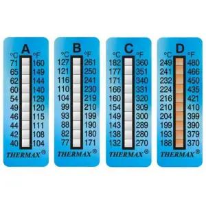 THERMAX 써머테이프 온도스티커 일회용 변화 0개 70 0줄본 테스토 4 8칸B 측정