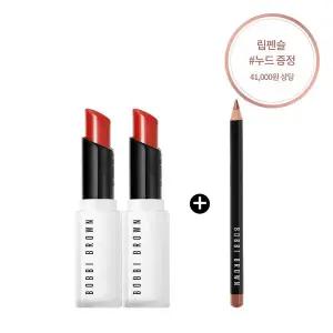 [바비브라운](강남점)[단독] 엑스트라 립 틴티드 밤 듀오 세트 (+정품 립펜슬 누드 증정)