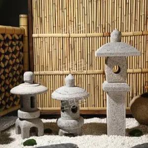 정원 석등 조경석 석탑 조명 장식 야외 화단 공원 돌탑 한옥 음식점