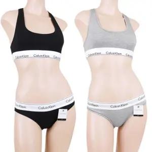 CK 여성 스포츠브라 브라렛 브라+팬티 세트 3종 택1