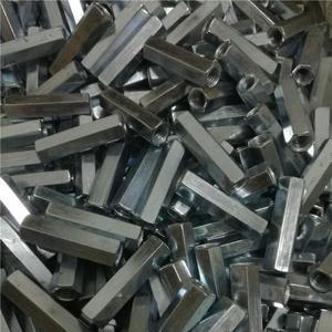 아연 M3 M4 M5 M6 M8 M10 M12 로드 커플링 육각 팝너트 도금 긴 연결 나사 포함 강철 2-5 개