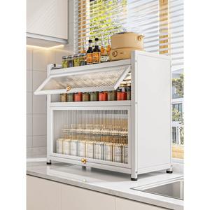 주방미니수납장 그릇 틈새 홈카페 찬장 다이 슬림 부엌 선반 방진 조미료 a5