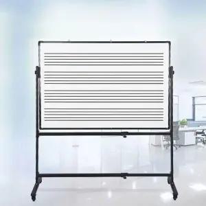 음악 화이트보드 오선지 양면 이동식 스탠드 칠판 학원용 교육 음표 연습용