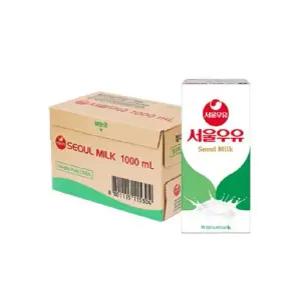 서울우유 멸균우유 1000ml x 10개 대용량