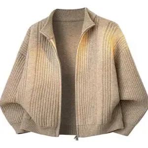 니트 남성 캐주얼 봄 가을 댄디 집업 더블 카디건 차이나 솔리드 얇은 실켓 M스포3