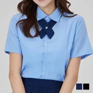 대만 드라마 여주 스타일 단추 리본 타이 2컬러