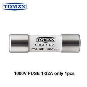 1PCS TOMZN 퓨즈 태양광 DC 1000V PV 3A 6A 10A 15A 20A 25A 고전압 시스템 보호용