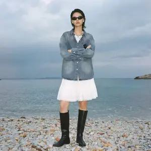 피플오브더월드 헤링본 데님 셔츠 자켓