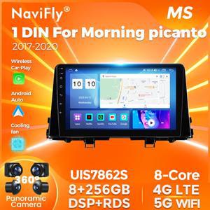 NaviFly 7862S 8 코어 8G 256G 1280*720 카플레이, 안드로이드 올인원 지능형 시스템, 기아 모닝 피칸토 20