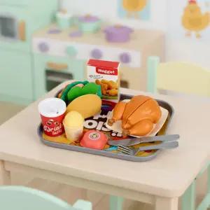 캐스B 내가담은 치킨트레이 소꿉놀이 음식모형 역할놀이 자르기 썰기 장난감