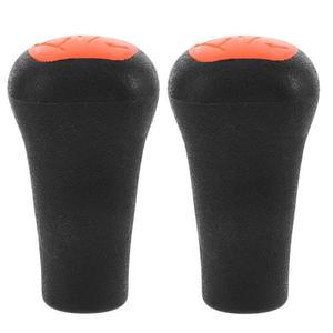 포크 리프트 핸들 손잡이 교체, 플라스틱 시프트 그립, 지게차 레버 액세서리, , 2 개