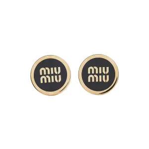 [미우미우] FW25 여성 에나멜 메탈 이어링 5IO213 2F6T F0002 119419