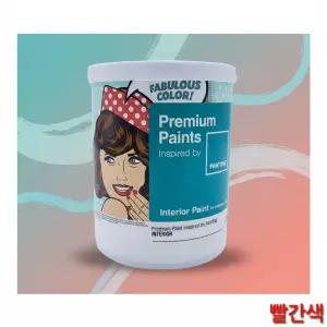 팬톤 내부용 계란광 수성페인트 빨간색 1L 4종 택1 쓱템