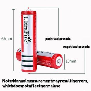 새로 업그레이드된 2026년 신형 3.7V 6800mAh 충전식 18650 리튬 배터리 LED 손전등 배터리 리튬 배터리