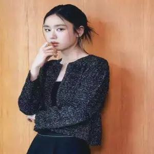 celebshopedition 25FW 오로라 멀티트위드 볼레로자켓