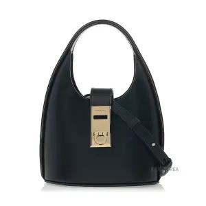 [페라가모] 여성 간치니 소프트 미니 토트백 21 3978 NERO CALF 0764454 94165