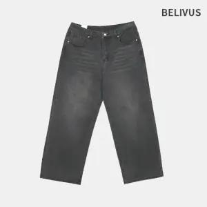 남성 빈티지 워싱 와이드 데님 팬츠 BRTP009