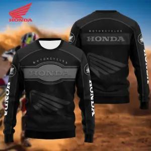 혼다 2026 오프로드 오토바이 산악 자전거 저지 레이싱 대회 긴 소매 티셔츠 편안한 스포츠 탑