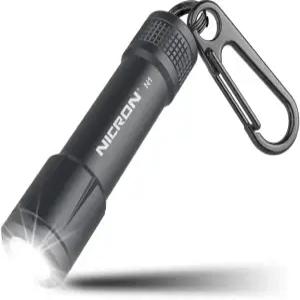 NICRON EDC 키체인 플래시라이트 N1 미니 LED 조명 AAA 배터리 포함 야외 캠핑을 위한 휴대용 IPX7 방수