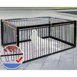 비둘기 포획틀 케이지 포획기 덫 조류 트랩 철장 까치 신설계 탈출 100x60x26 4입구