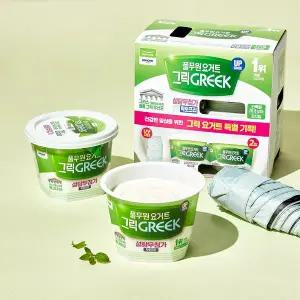 풀무원다논 그릭 무가당 우산 기획 400g*2