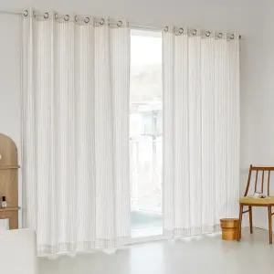 까르데코 마일드 스트라이프 안방 거실 대형커튼 1장