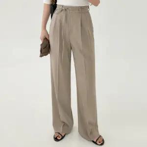 [에이와비] [140.150ver] #AWABMADE:_듀얼히든핀턱와이드슬랙스 -키작녀/기장선택/끈세트/2color/3size