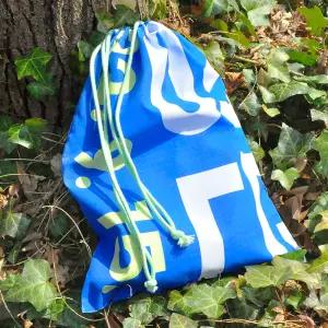 아트앤허그 현수막 업사이클링 신발 파우치 가방 실내화 주머니 더스트백 여행 피크닉 캠핑