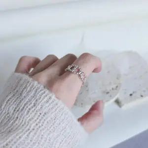 S161 여성 샹달 오픈링 반지 여성 링 데일리 은반지 (실버 925)