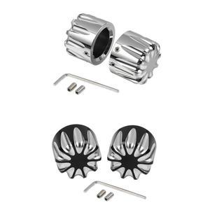 오토바이 프론트 CNC 액슬 너트 커버 캡 볼트 할리 투어링 FLHT 소프트 팻보이 FLSTF FLSTC XL1200X 다이나 와이드 팻 밥용