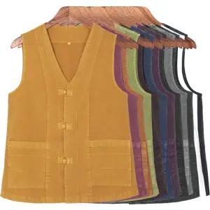 20수 핀턱 생활한복 조끼/ 생활한복 법복 절복 개량한복 템플스테이 단체복 아리랑의봄