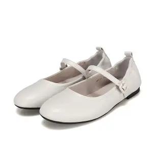 [ 안성 스타필드 바바라 ] 여성 베이직 메리제인 플랫 BBF133 WT