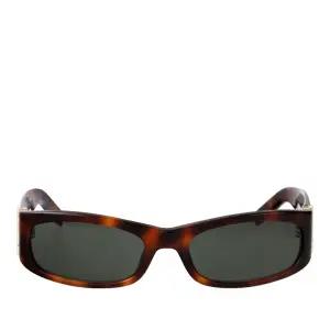 YSL 로고 톨토이즈쉘 렉탱귤러 선글라스 SL M152 003 55