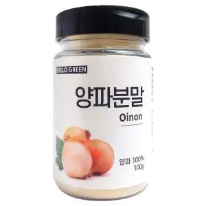 헬로우그린 I9E5Q5X2 천연 조미료 국산 양파 분말 100g(통)