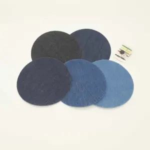 청바지 리폼 수선패치 원형 청바지누빔 청바지리폼 의