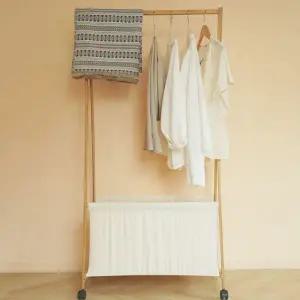 이동식 원목 행거 자립형 바퀴형 우드 원목 스탠드 옷걸이 수납 코트 방문