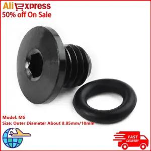 For-SHIMANO 자전거용 O 링이 있는 블리딩 스크류 ForSHIMANO XT SLX 티타늄 유압 디스크 브레이크