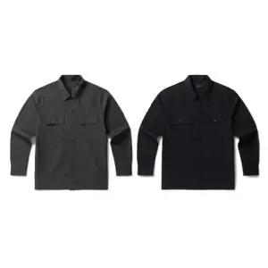 [지오지아]2컬러 크링클 오버핏 홑겹 셔켓_AAF2WC1101_2COR_DG