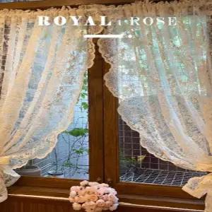 레이스 창문커튼 작은창 가림막 베란다 쉬폰커튼 패브릭