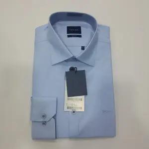 [예작]코튼폴리 긴팔남성드레스셔츠 슬림핏 비침없음 카라소매 배색YJESBS160BL
