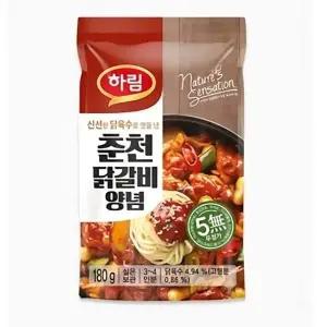 하림 M6K8C3B1 간편요리양념장 닭육수 춘천닭갈비양념 180g