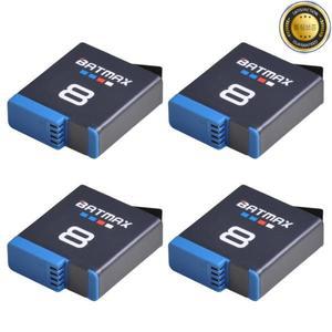 Gopro Hero 8 블랙 배터리 팩용 4Pcs 1680mAh Akku AHDBT-801 Black 액세서리