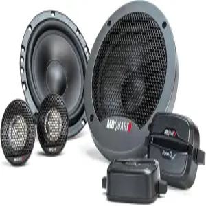MB Quart FSB216 포뮬러 컴포넌트 스피커 시스템 블랙 페어 - 6.5인치 70와트 카 오디오 외장 크로스오버
