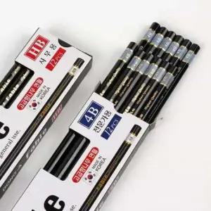 [JED] 진한연필 연필 4B 전문가용연필 파블 스케치펜슬 12본