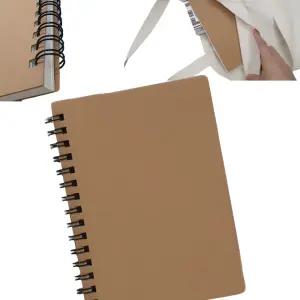 연습장용 무지스프링노트 A4 1P x 5개세트 무선노트 크라프트지 수학 종합장 서재용 학교