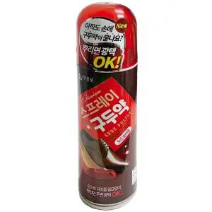 뿌리는 구두약 가죽 보호 광택제 스프레이 슈케어 모든컬러 관리 코팅제