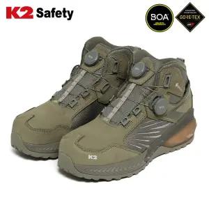 K2 케이투 세이프티 KG-115 올리브 카키 고어텍스 듀얼 보아 다이얼 쿠셔닝 사